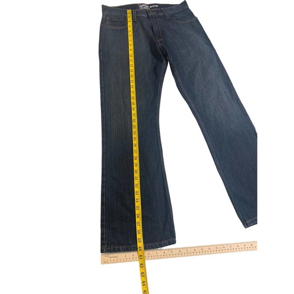 Levi Strauss Signature Womens Jeans Long Bootcut Denim Blue W 32" Inseam 30 - Picture 6 of 11
